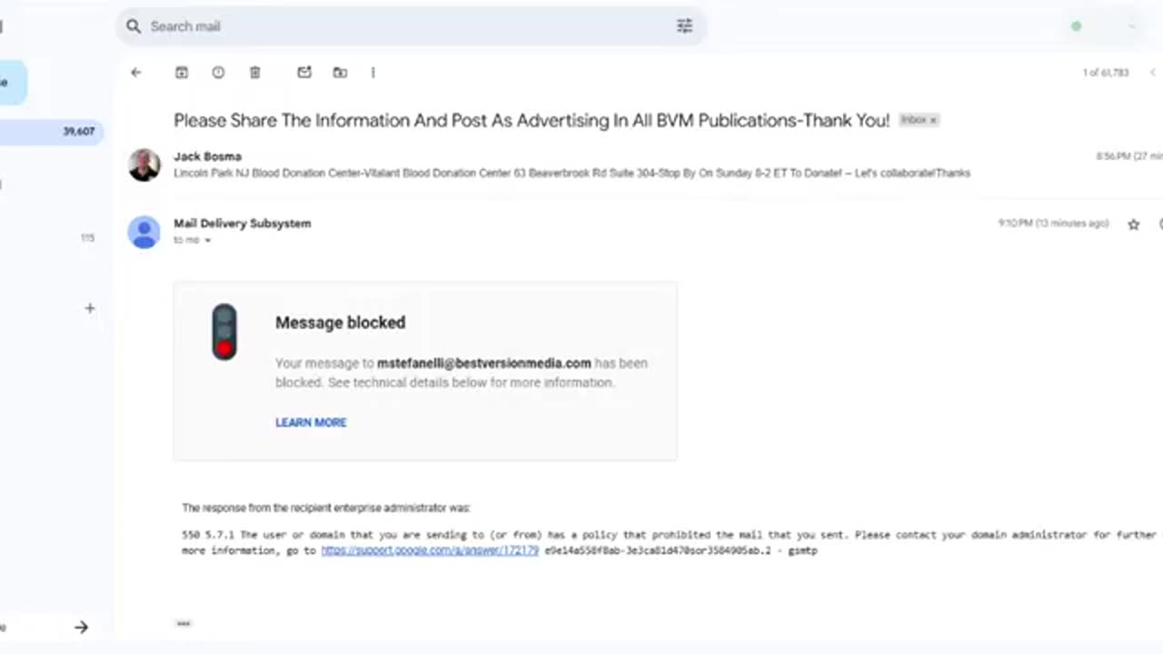 Please Share The Information And Post As Advertising In All BVM Publications-Thank You!