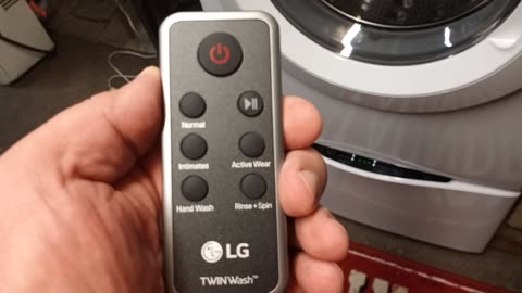 Remote Control for the LG Sidekick Pedestal Washer-Date: 4/1/2021