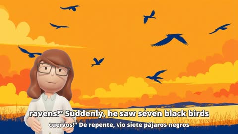 The Seven Ravens and Their Sister – Bilingual Story (English/Spanish) | Fairy Tale for Kids