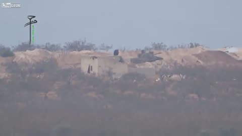 Syrian War Morek, Hama TOW ATGM vs T-55 hit (FSA Hazzm Movement) 2014.10.23