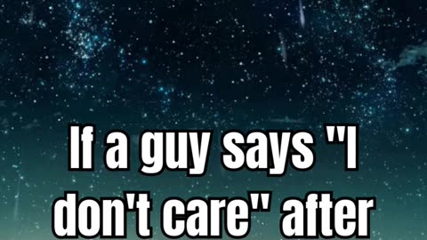 Male Fact..