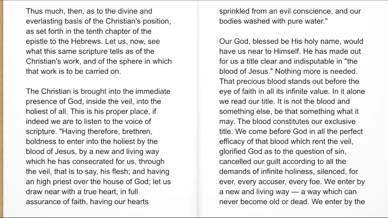 Audiobook, Part 3, The Christian: His position and his work by CHM, Read by Irving Risch