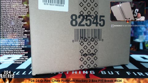 *24-25 O-Pee-Chee Platinum Hockey 2 Box PYT Break #534 [July 2, 2025]