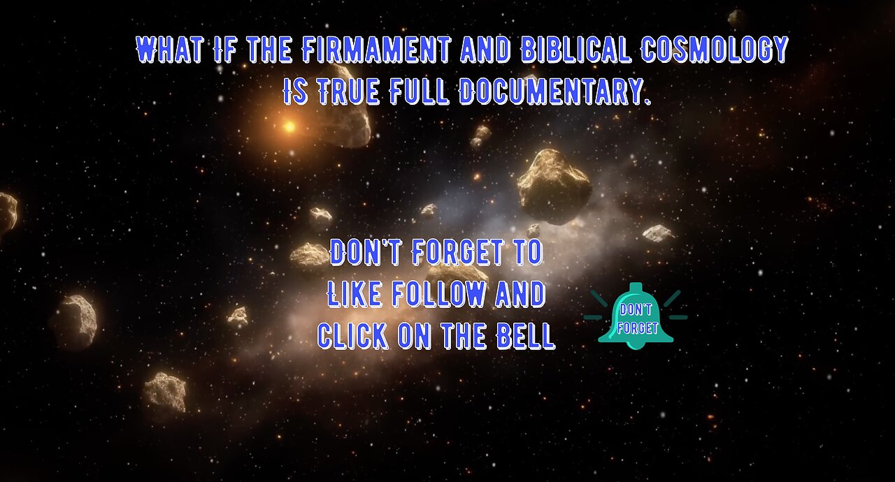What If the Firmament and Biblical Cosmology Is True Full Documentary.
