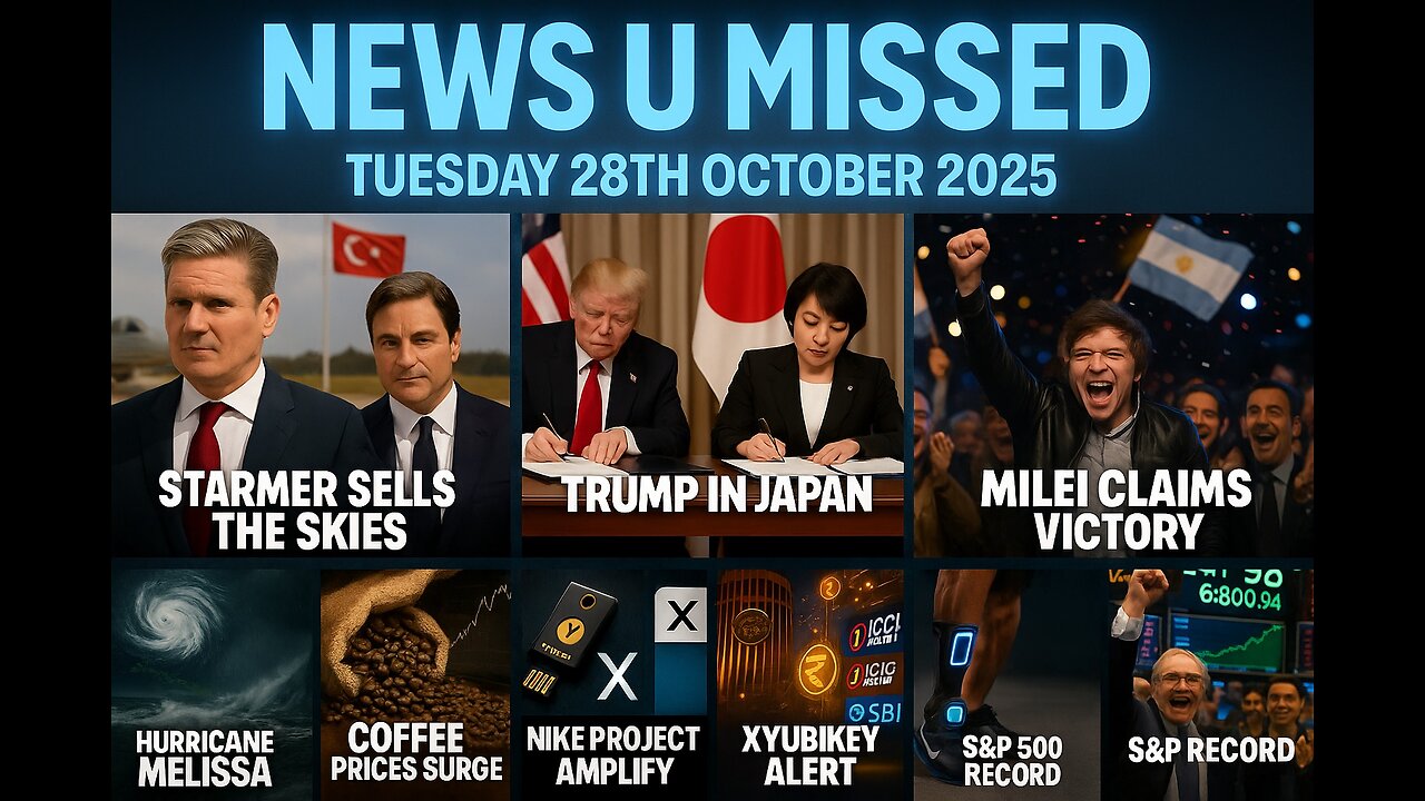 NEWS U MISSED WITH PAUL BROOKER & DREW DEMI TUESDAY 28TH OCTOBER 2025
