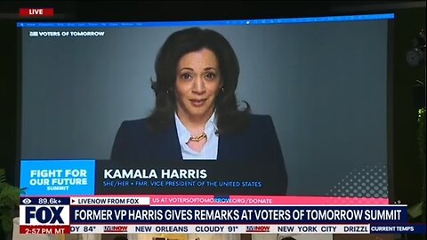 Kamala Harris Begs Young Voters To Vote In November