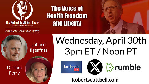 Cellphone Radiation, Johann Ilgenfritz, Reversing Cancer, Dr. Tara Perry, Core Trauma Transformation, Fasting options - The RSB Show 4-30-25