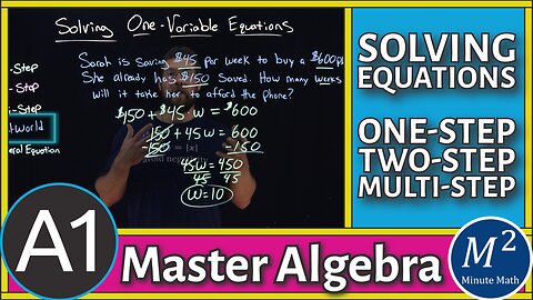 How to Solve One Variable Equations Step by Step – Master Linear Equations in Minutes!
