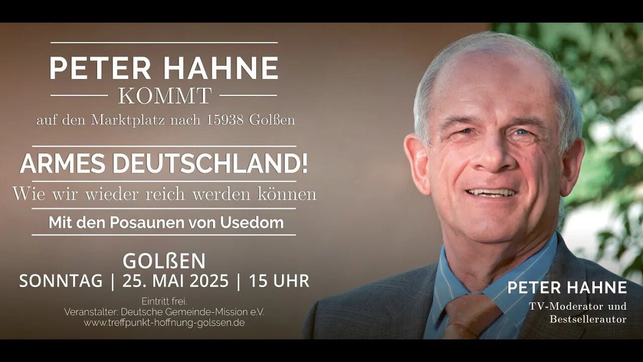 โ๏ธ๐ฅ๐ช ๐ง ๐ขPeter Hahne Armes Deutschland! - Wie wir wieder reich werden - ๐๐ฏ