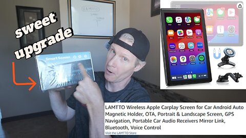 Cheap, Easy to use, 7" Smart Screen from LAMTTO (Carplay/Android)