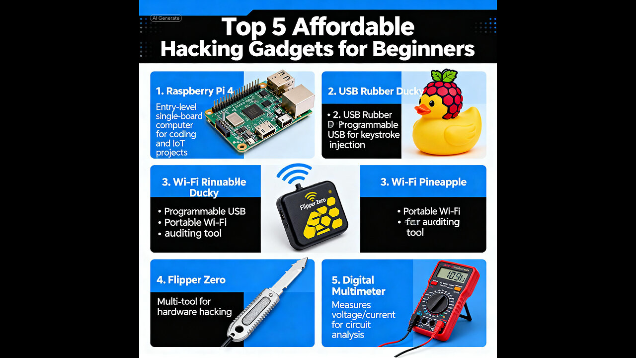Top 5 Affordable Hacking Gadgets for Beginners