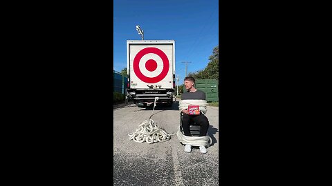 mr. est pulled by truck