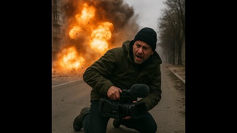 Cameraman Caught in the Blast While Filming Russian Strikes on Kharkov
