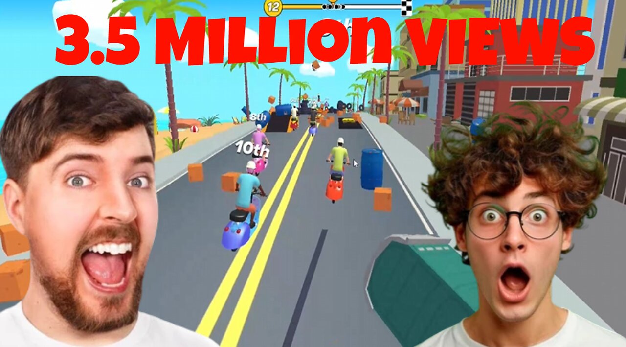 3.5 MILLION VIEWS just playing YOUTUBE games!!