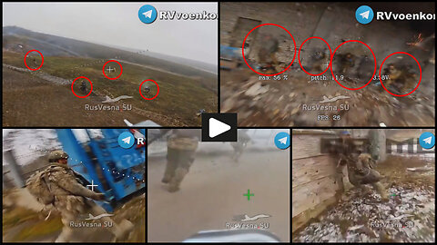 Kupiansk area: Russian FPV drones hunting Ukrainian infantry