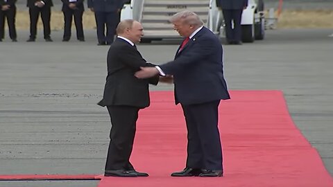 Putin lands in Alaska - Shake Hands moment -NEWS FLASH STAN