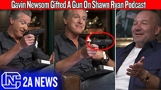 Gavin Newsom Gifted A Gun On Shawn Ryan Podcast, Claims He's Not Anti-Gun