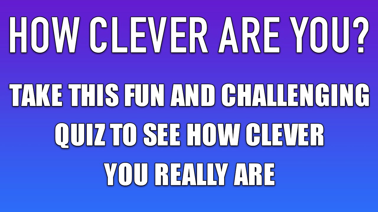 Quiz for Geniuses