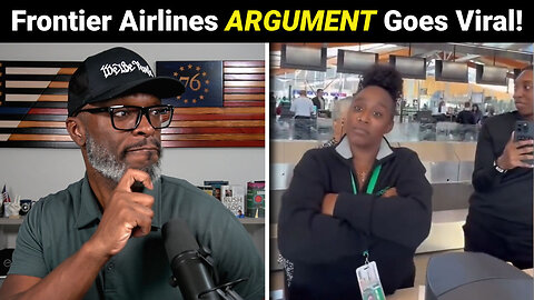 Frontier Airlines Employees ARGUE With Passenger In VIRAL Video!