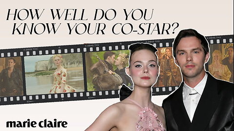 Elle Fanning and Nicholas Hoult | How Well Do You Know Your Co-Star | Marie Claire