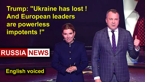 Trump: "Ukraine has lost! And European leaders are powerless impotents!"