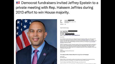 DEMOCRAT FUNDRAISERS INVITE JEFFREY EPSTEIN TO A PRIVATE MEETING WITH LITTLE BOY LOVER HAKEEM JEFFRIES - King Street News