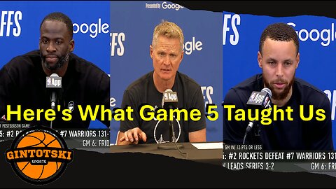 The Warriors Let It Slip… What Has to Change in Game 6 vs Rockets