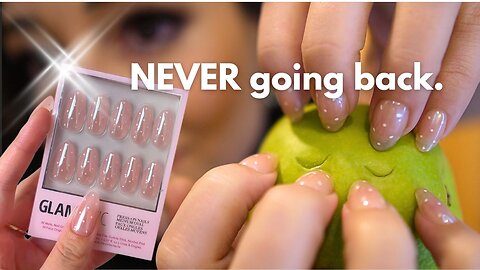 Viral GLAMNETIC Press-on nail review (after using them consistently for months) Plus FULL DEMO