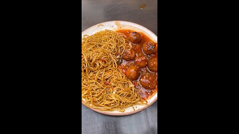 Best Noodles and Manchurian 😍 Best Combo Must Try 😋 #shorts #shortsfeed #manchurian