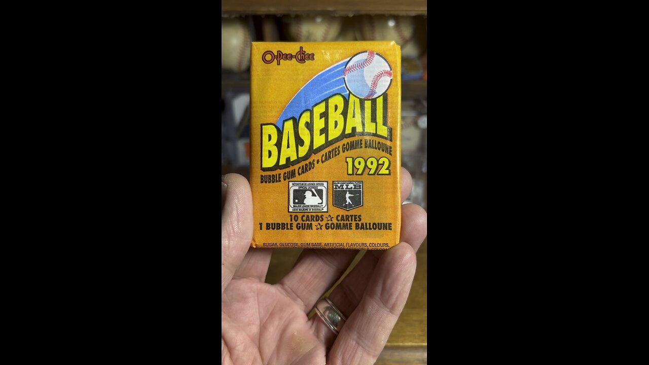 1992 #opeechee #junkwax #baseballcards #packopenning #topps