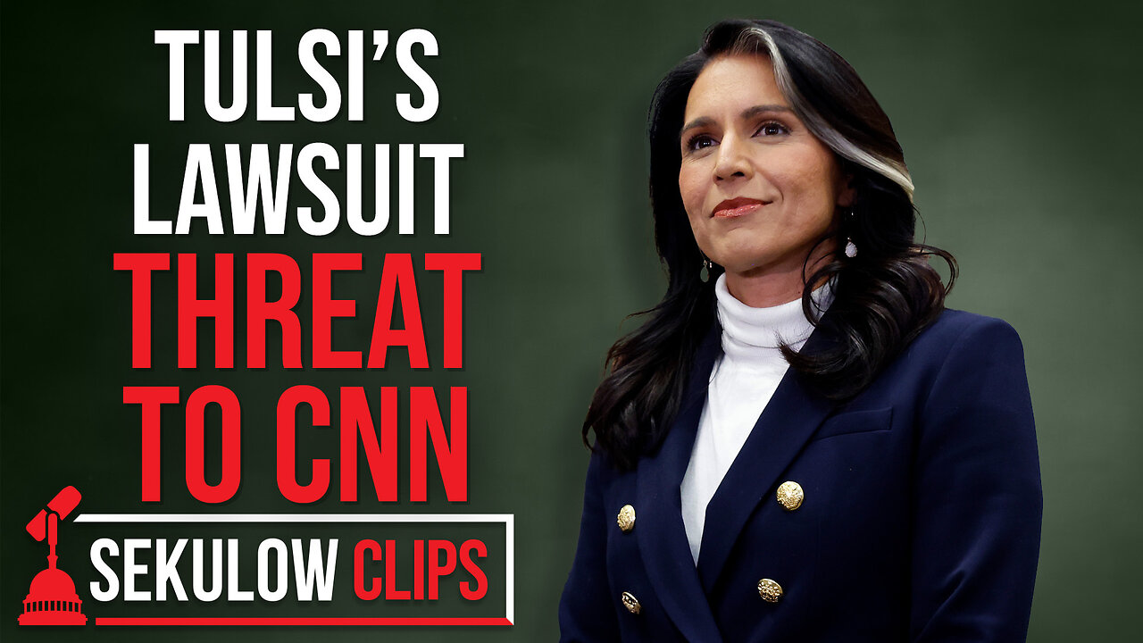 Tulsi Gabbard Threatens to Sue CNN in Legal Letter