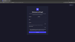 Install Strapi Online CMS