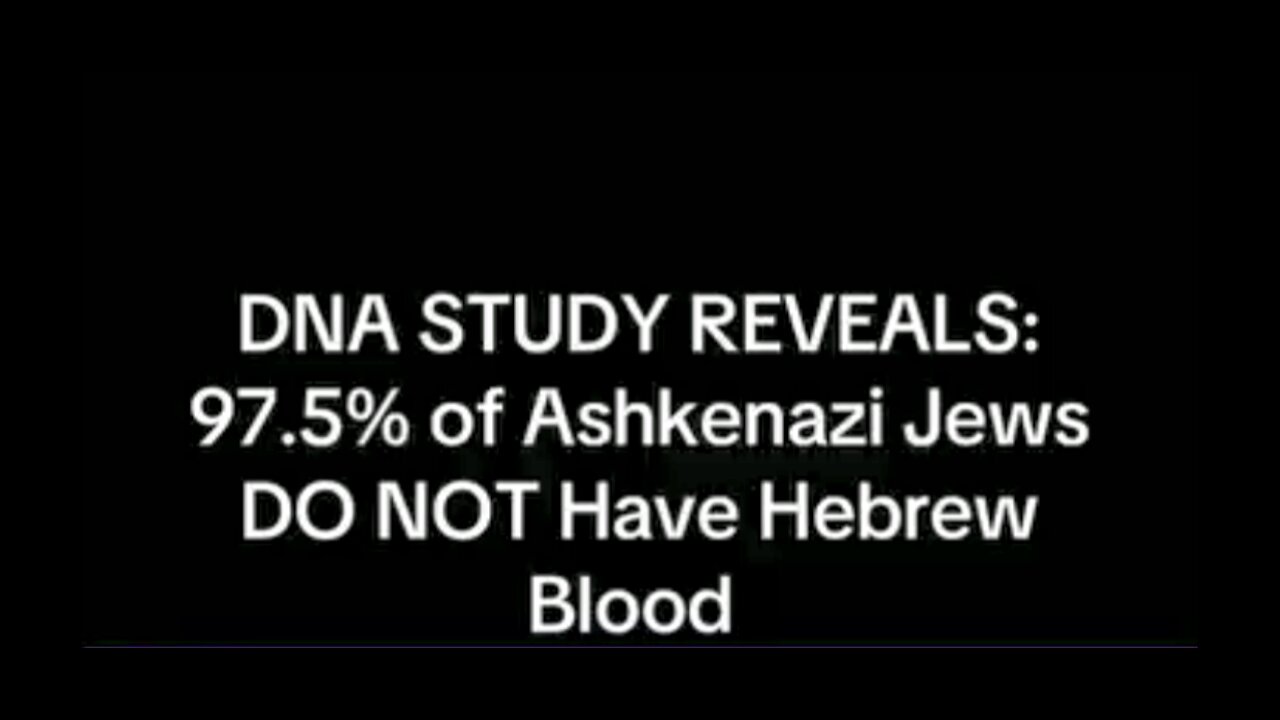 DNA STUDY REVEALS ...