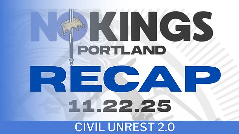 Trans-Woman Shares His Super Powers At November Portland, Oregon #NoKings