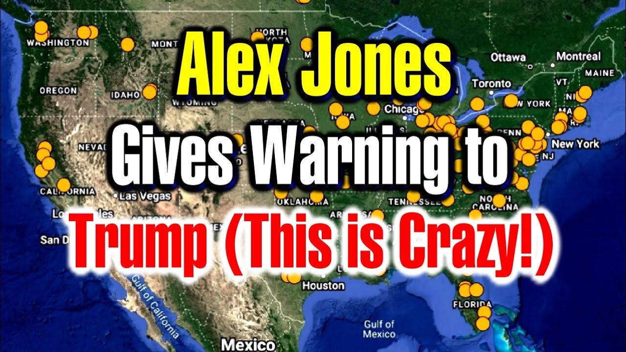 Alex Jones Gives Warning to Trump: He's Going to Need Better Security and Staff, if This is True!
