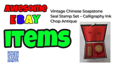 ✅ Vintage Chinese Soapstone Seal Stamp Set – Calligraphy Ink Chop | Collector’s Treasure!