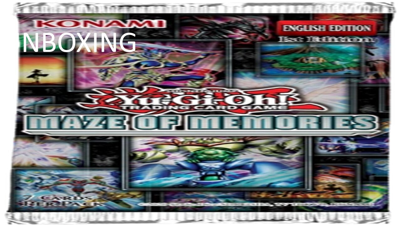 Yu-Gi-Oh! Maze of Memories Booster Box Unboxing