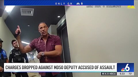 A Miami-Dade deputy faces no criminal charges after allegedly punching a "woman" he had brought home