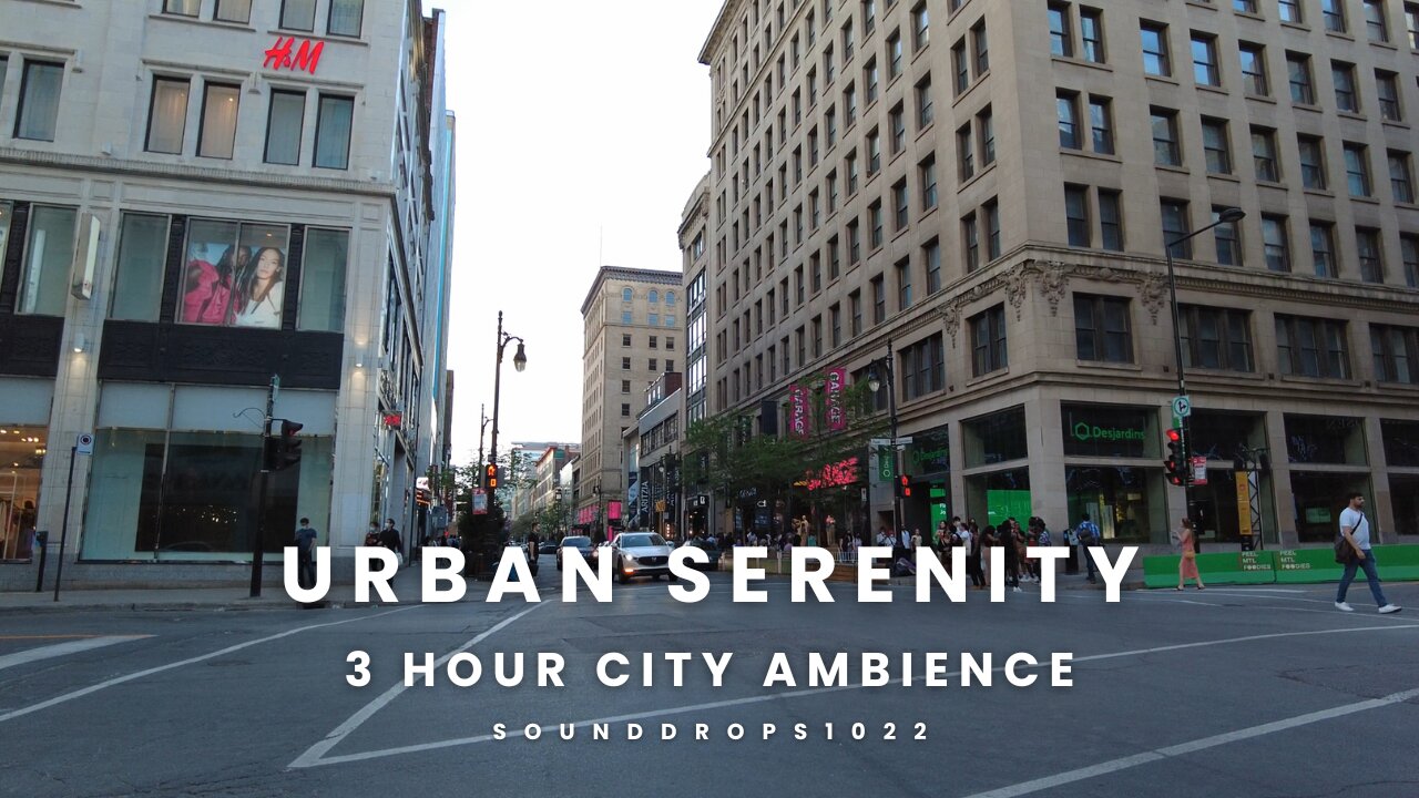 Urban Serenity: 3-Hour City Ambience