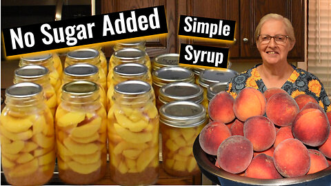 Preserving Peaches 2025, What's for Supper? Inspirational Thought