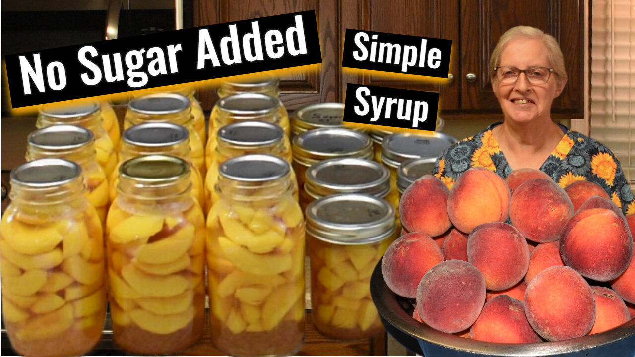 Preserving Peaches 2025, What's for Supper? Inspirational Thought