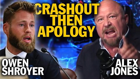 Alex Jones Crashout over Owen Shroyer Then Apologizes