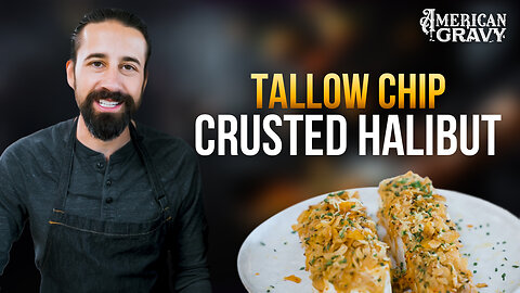 Potato Chip Crusted Halibut