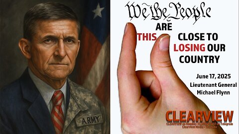 WE THE PEOPLE ARE THIS CLOSE TO LOSING OUR COUNTRY - LT. GENERAL MICHAEL FLYNN
