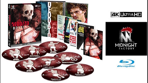 Ruggero Deodato Boxset [Limited Edition Midnight Classics 4-4K Ultra HD + 4-Blu-ray + Cards + Book]