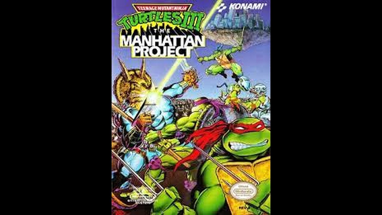 NES Teenage Mutant Ninja Turtles 3: The Manhattan Project