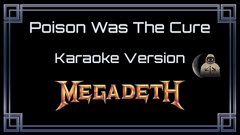 Megadeth - Poison Was The Cure (CC)