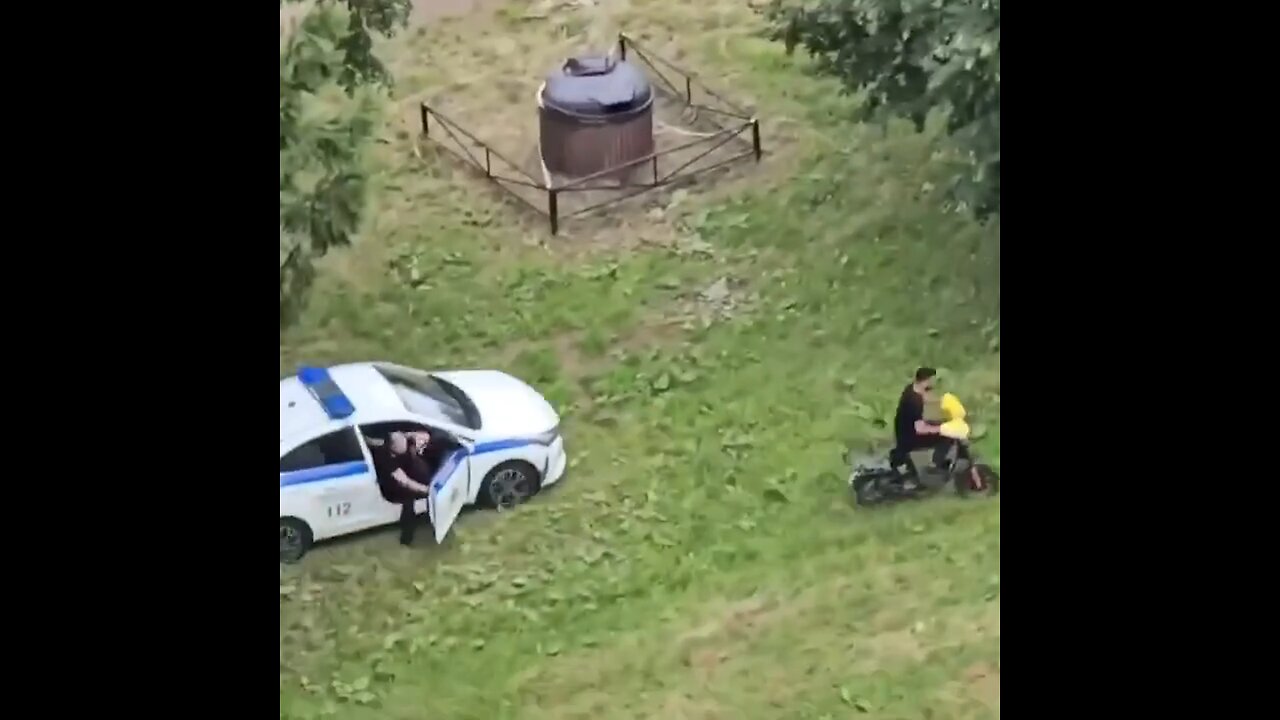 Persecución de película en Rusia