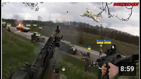 "Armed Civilians and Ukrainian Soldiers Attack Army in Krasnogorovka"