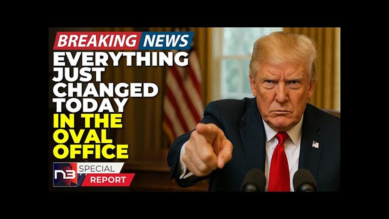 Breaking: What Went Down In The Oval Today Changes Everything And Corrupt Officials Are Panicking